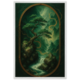 Whispers of Nature – Wooden Framed Poster Gift - White frame - Wooden Framed Posters