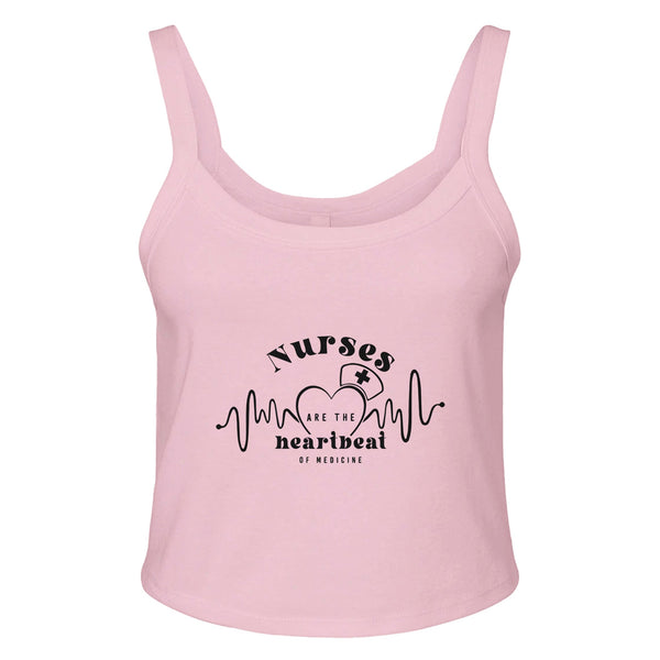 Wear Your Gratitude - Nurses' Heartbeat Tribute! - solid pink blend - Print Material