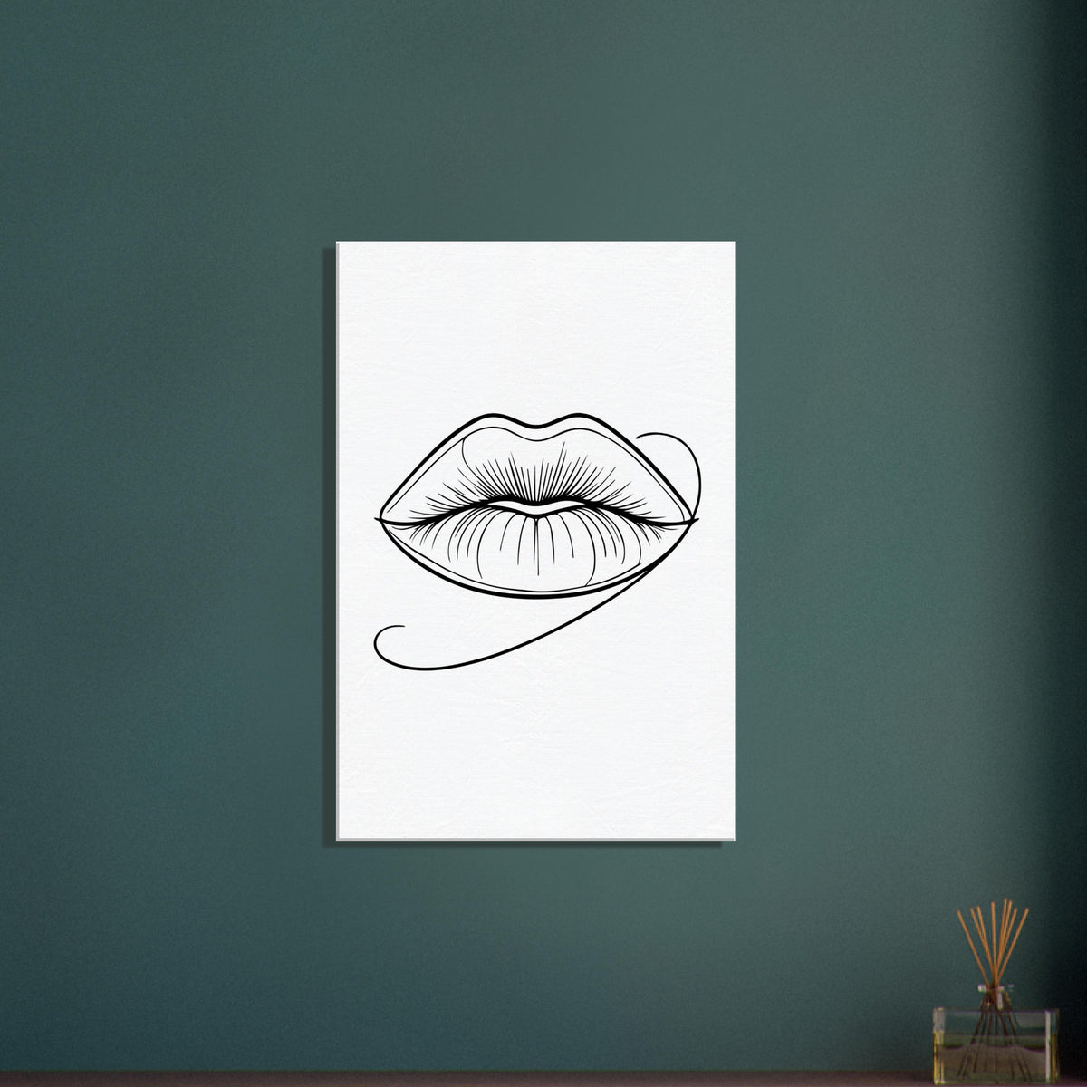 Immersive Lips Art- Canvas Print for Timeless Decor - 60x90 cm 24x36″ - Canvas Prints