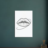 Immersive Lips Art- Canvas Print for Timeless Decor - 60x90 cm 24x36″ - Canvas Prints