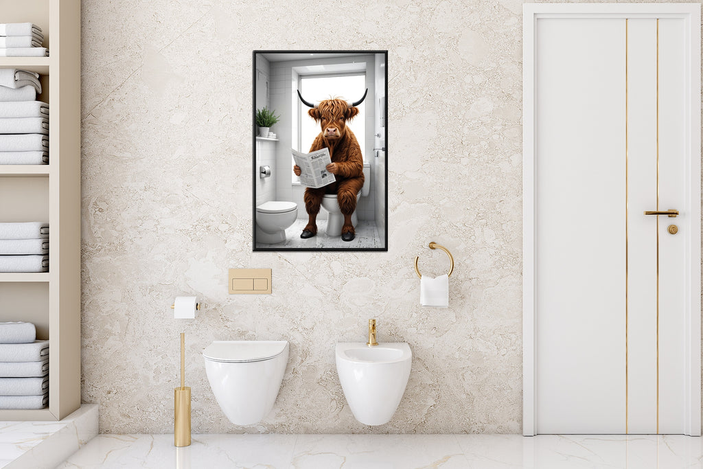 Morning News with Moo - - Framed Posters