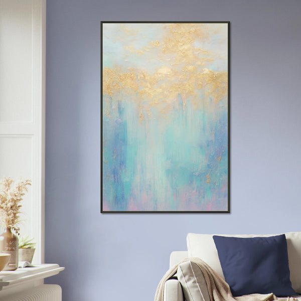 Gift Peaceful Memories – Abstract Metal Framed Poster - - Metal Framed Posters