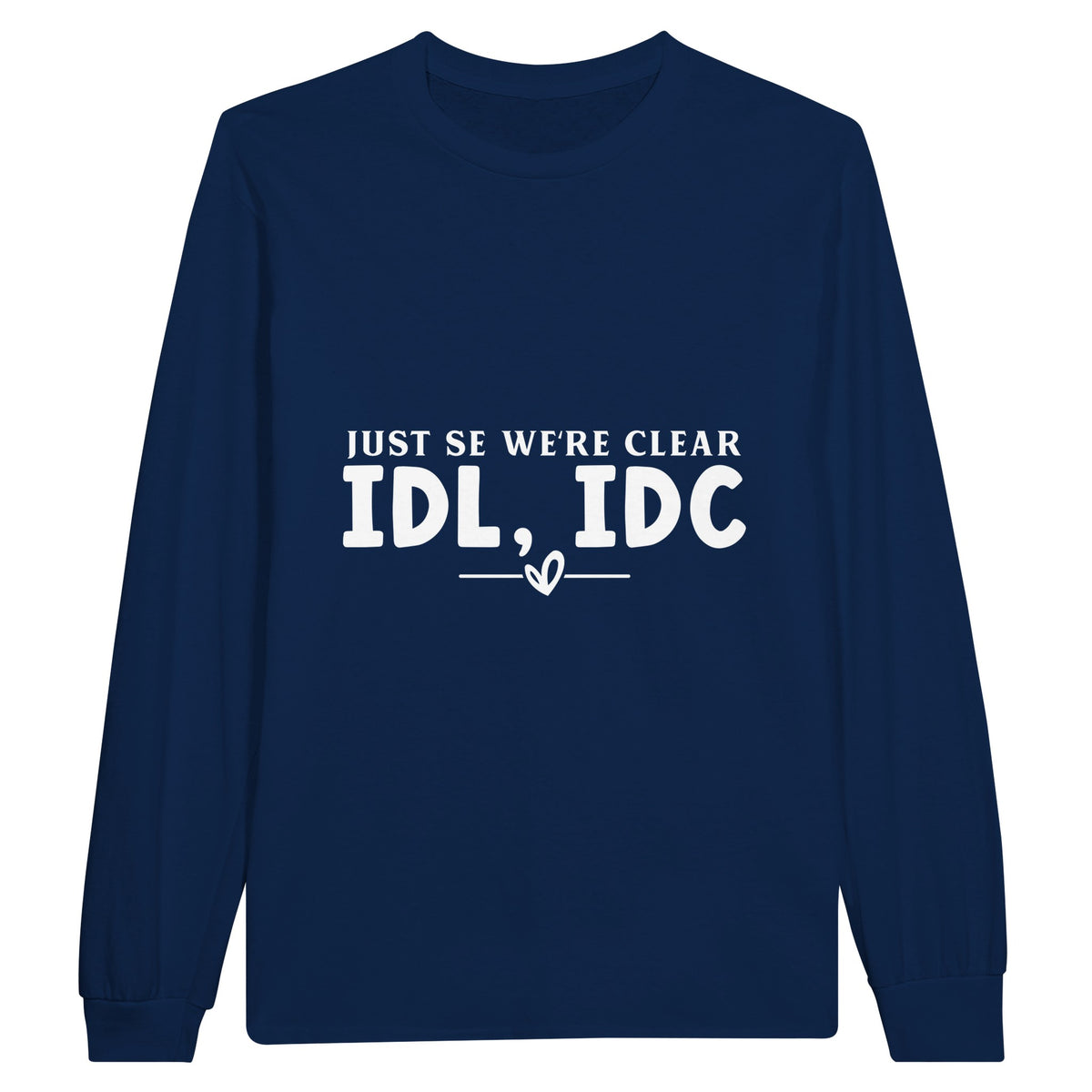 Crystal Clear Communication - Decode the Unspoken - Navy - Sweatshirts