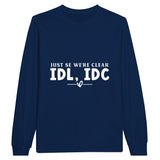 Crystal Clear Communication - Decode the Unspoken - Navy - Sweatshirts