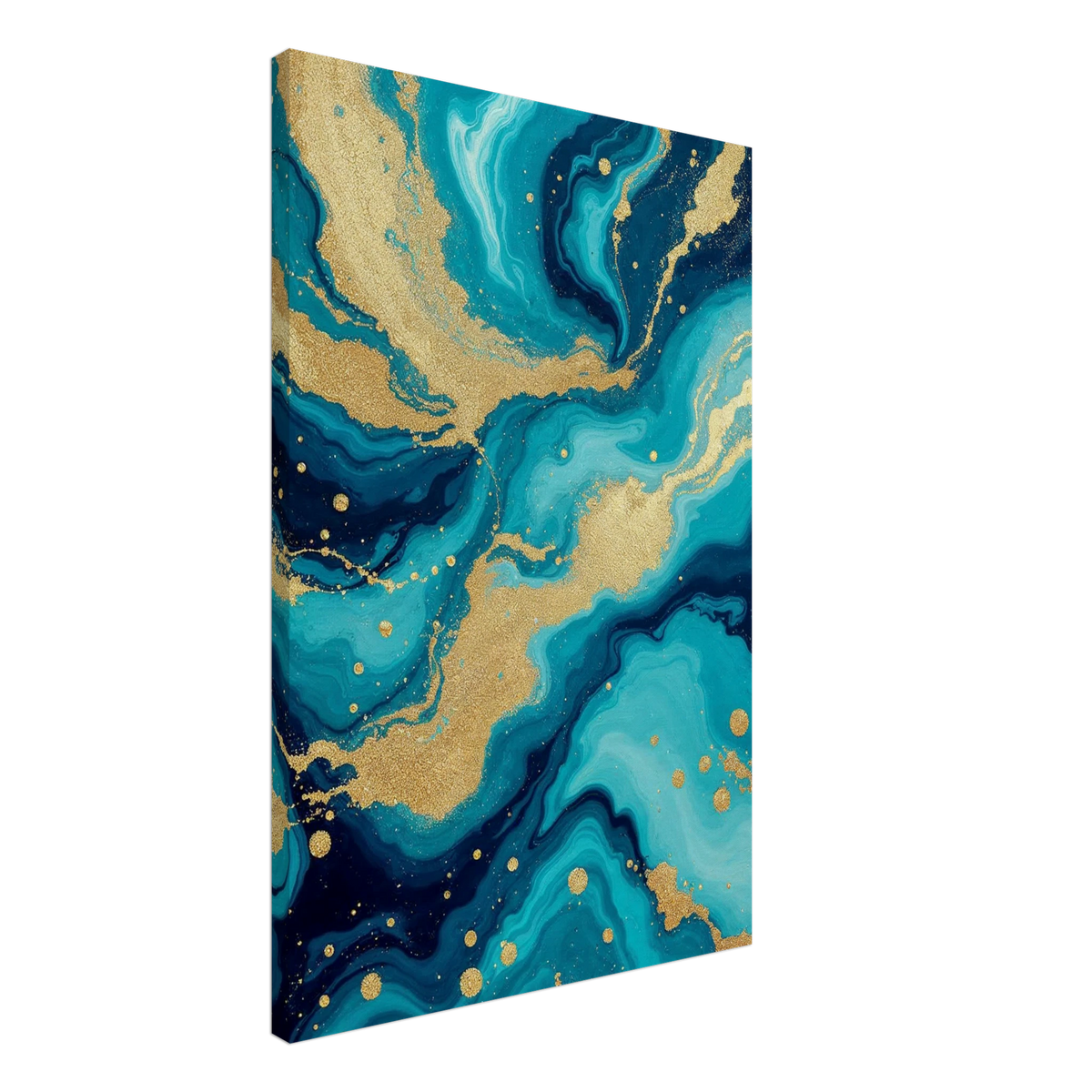 Giftomory Canvas – Ocean Gold for Her Soul - - Canvas