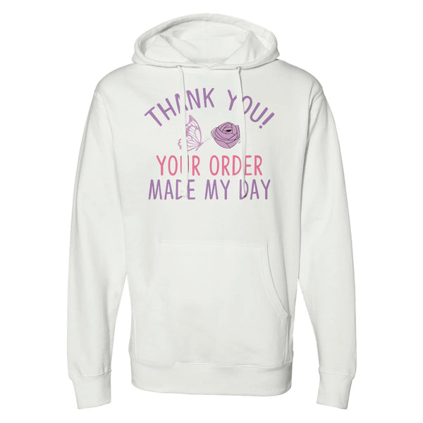 Wear Your Thanks - Appreciation Hooded Apparel - White - Hoodies