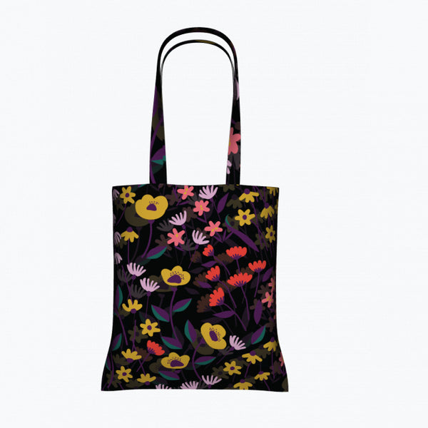 Blooming Elegance Tote - Nature's Color Palette - - Tote Bags