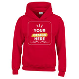 Cozy Comfort - Classic Kids Pullover Hoodie - Red - Pullover Hoodies