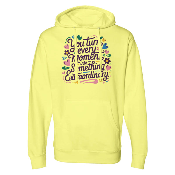 Extraordinary Moments – A Loving Gift by Independent - Light Yellow - Hoodies