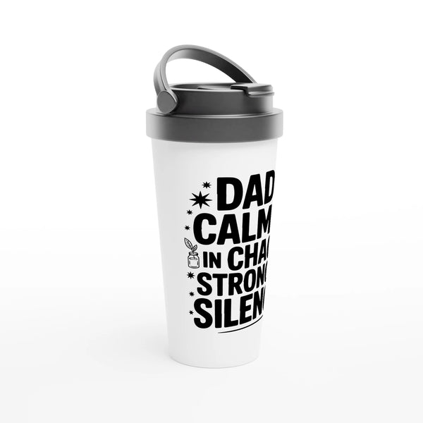 Strong Dad – 15oz Travel Mug Gift - - Mugs