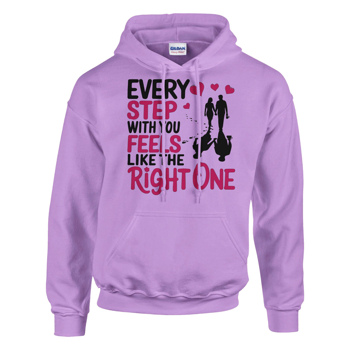 Every Step Together – The Perfect Hoodie for Him - Orchid - Hoodies