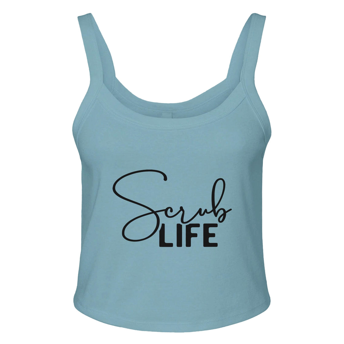 Scrub Life - Embrace the Everyday Hero - sld baby blu bln - Print Material