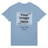 Ultimate Comfort - Unisex Ultra Customizable Cotton Classic Tee - Light Blue - T-shirts