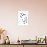 Canvas Charm - Hand Illustration with Natural Texture - - Canvas Prints