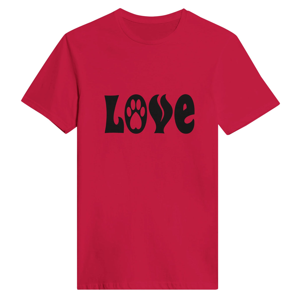 LOVE - Let Your Shirt Speak for You - Red - Print Material