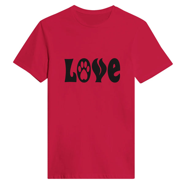 LOVE - Let Your Shirt Speak for You - Red - Print Material