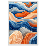 Color Flow – Wooden Framed Poster - - Wooden Framed Posters