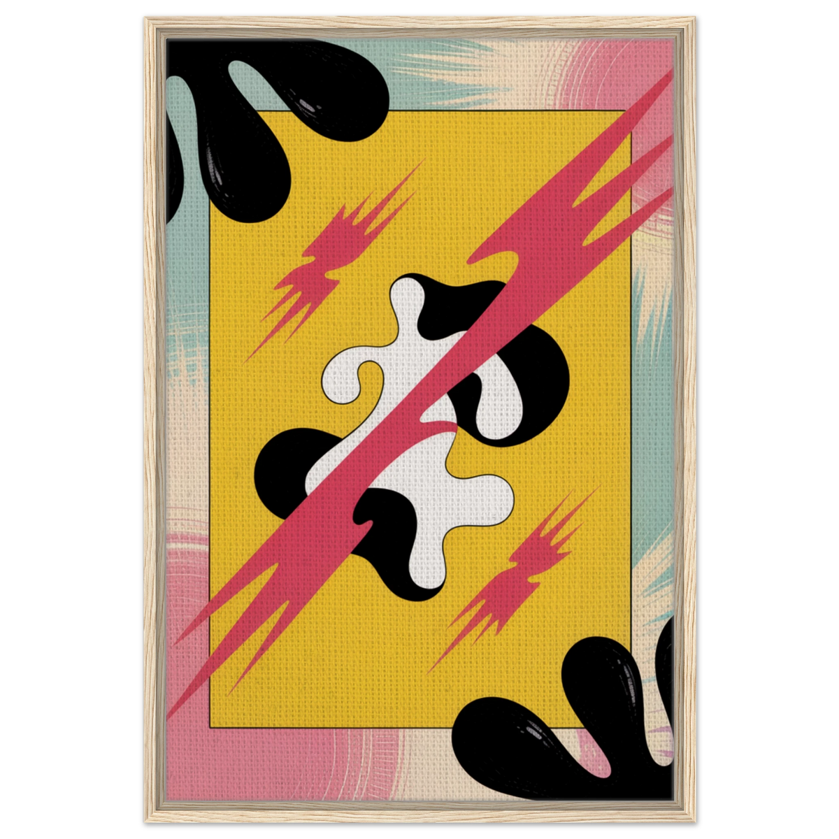 Pop Art Power Clash – Canvas Gift Explosion - - Canvas