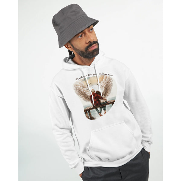 Wings of Love - Cherishing Every Moment - White - Hoodies