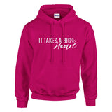 Big Hearted Warmth - Wear Your Kindness - Heliconia - Hoodies