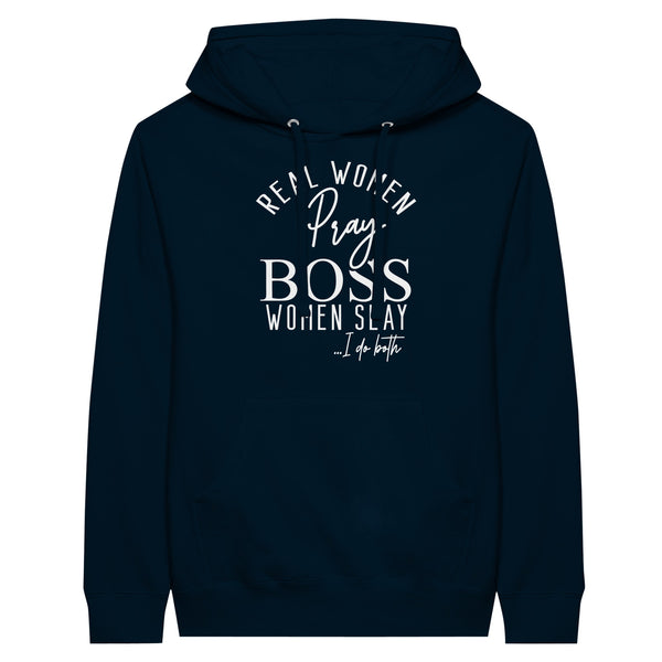 Strength in Style - Real Women, Real Boss - Navy - Hoodies