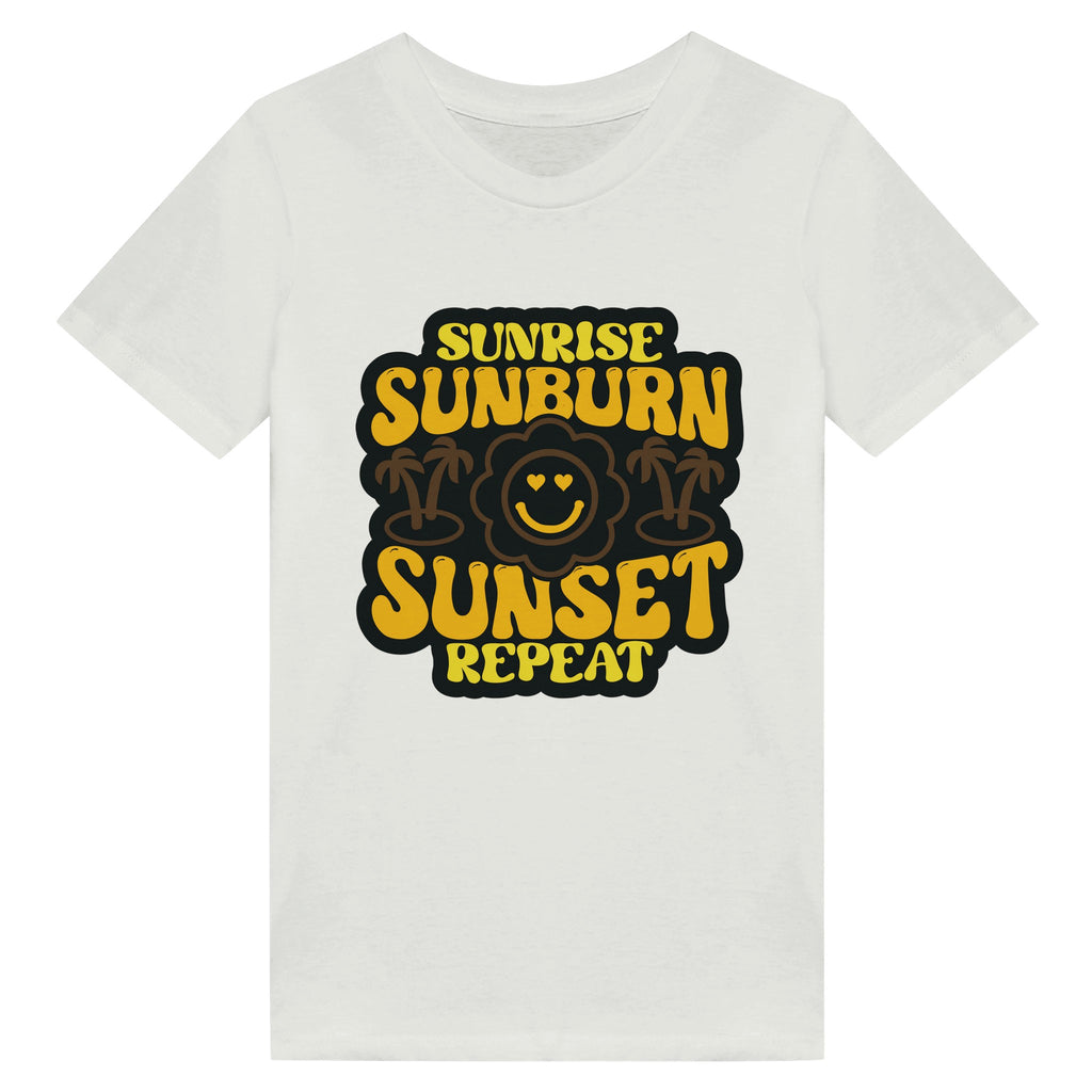 Soak Up the Sun - SUNRISE, SUNBURN, SUNSET - White - Print Material