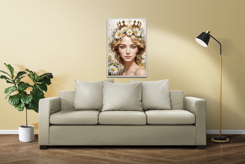 Floral Queen's Majesty - - Framed Posters