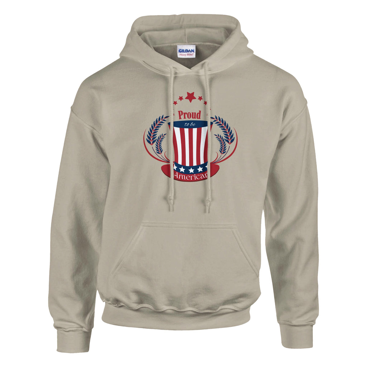 Proud to Be American Glory - Sand - Pullover Hoodies