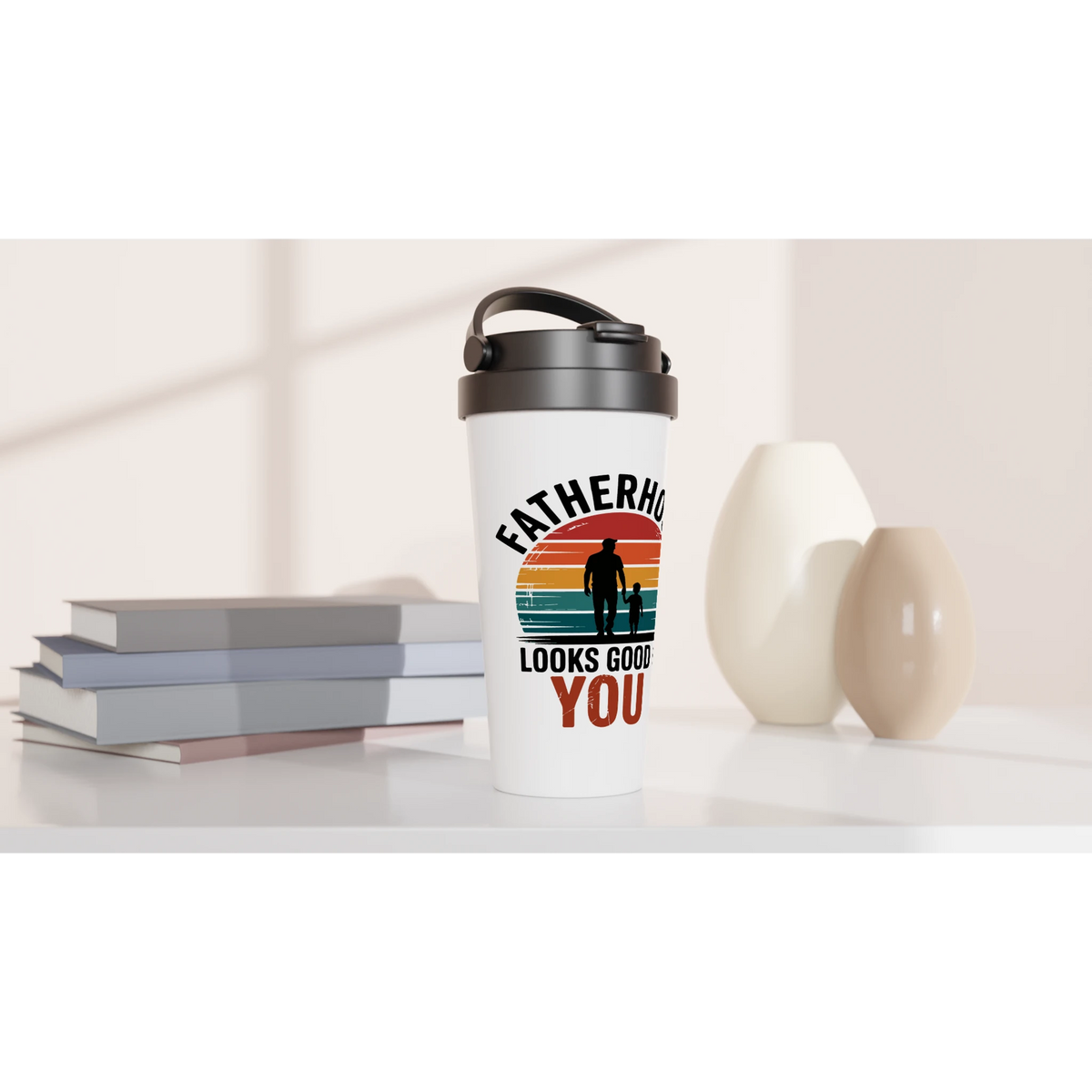 Fatherhood Travel Mug – Gift for Dad - Default Title - Mugs