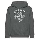 Blooms of Self-Love - Quierete Floral Hoodie - Graphite Heather - Hoodies