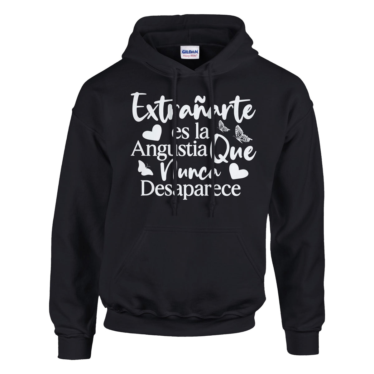 Hoodie of Longing - Wrap Yourself in Emotion - Black - Hoodies