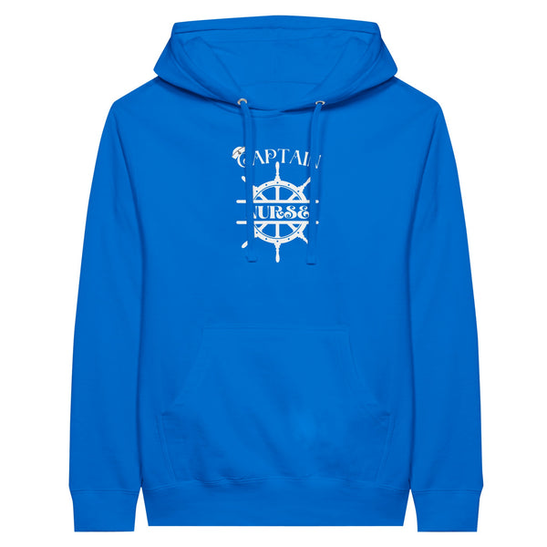 Heroic Tribute - Captain Nurse Vintage Hoodie - Royal - Pullover Hoodies