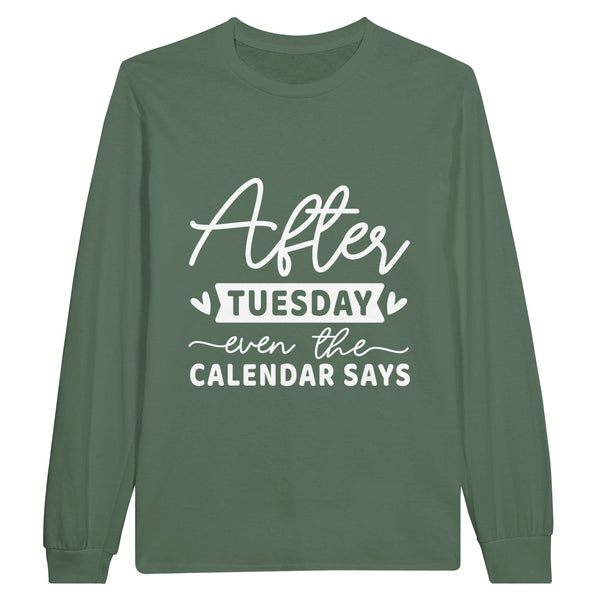 Midweek Musings - Timeless Wisdom on Cotton - Military Green - Sweatshirt