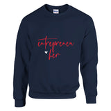 Empowerment in Threads - Entrepreneur Her Apparel - Navy - Sweatshirts