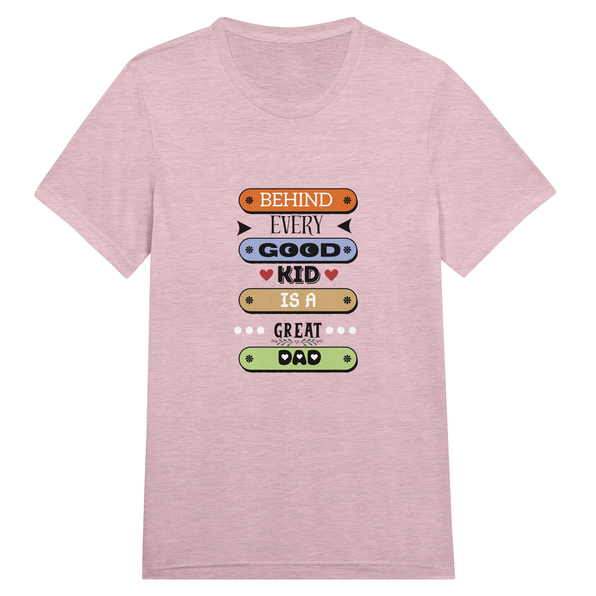 Dad's Legacy - The Heartfelt Message Behind the Design - Pink Triblend - T-shirts