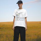 Canvas of Expression: Oversized Tee - - T-shirts