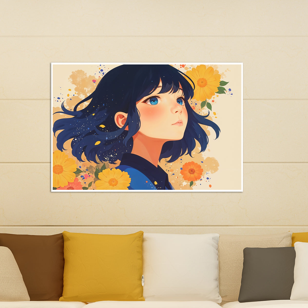 Portrait of Serenity and Strength - 24x36 - Framed Posters