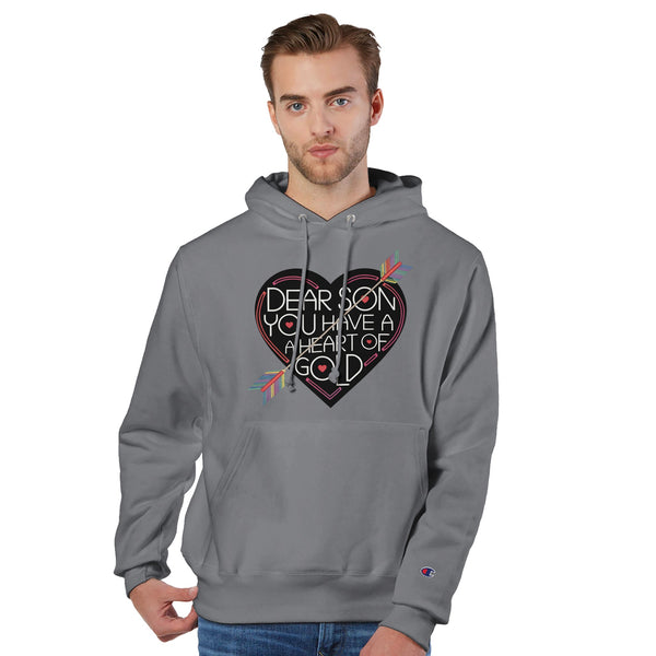 Heart of Gold - A Father’s Gift to His Son - oxford gray - Hoodies