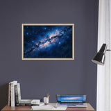 Infinite Universe - A Starry Galactic Dream - - Framed Canvas