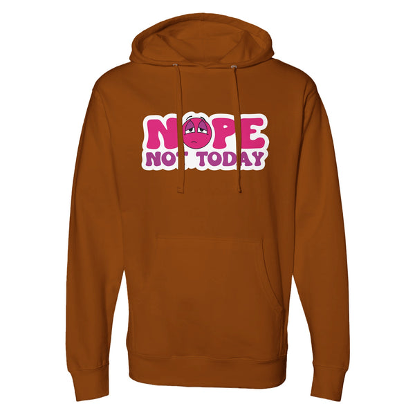 Bold Boundaries - The 'Not Today' Statement Piece - saddle - Hoodies