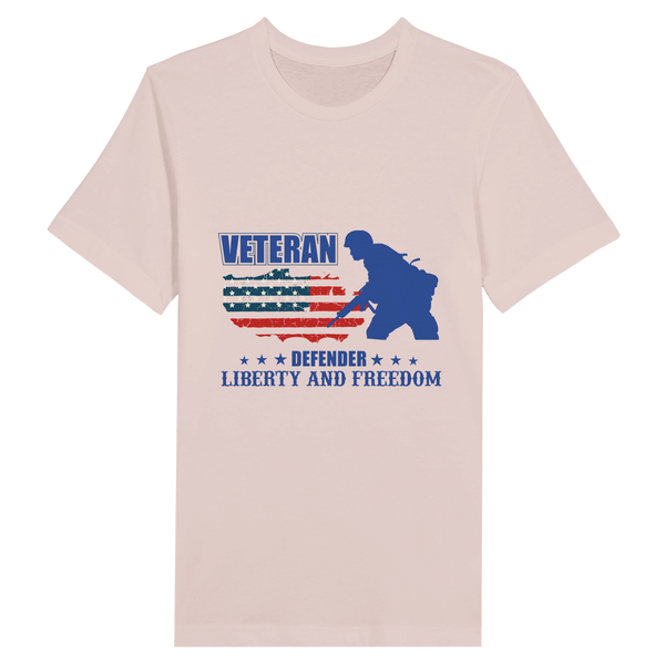 Guardians of Liberty-Veteran Defender Tee - Soft Pink - T-Shirts