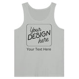 Stay Cool and Comfy - The Ultimate Customizable Unisex Tank Top - Silver - Print Material