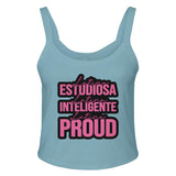 Empowered Mindset - Latina Inteligente - sld baby blu bln - Tank Tops