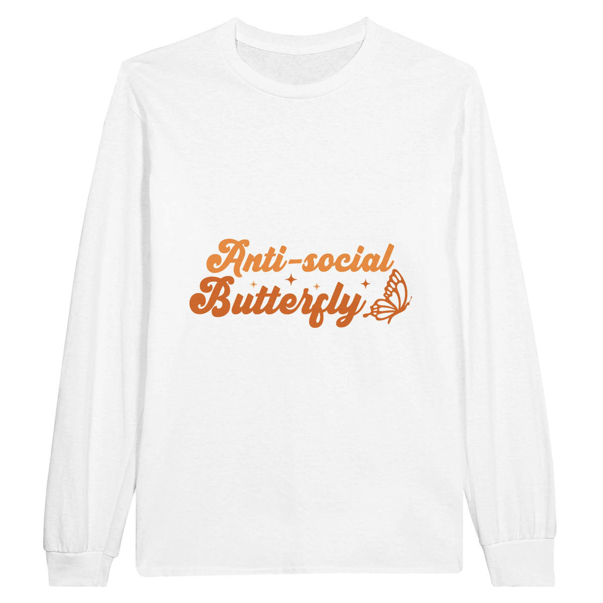 Embrace Your Inner Contradictions - Anti-social Butterfly - White - Sweatshirts