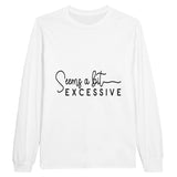 Beyond Limits - Durable Cotton Longsleeve Tee - White - Long Sleeve T-shirts