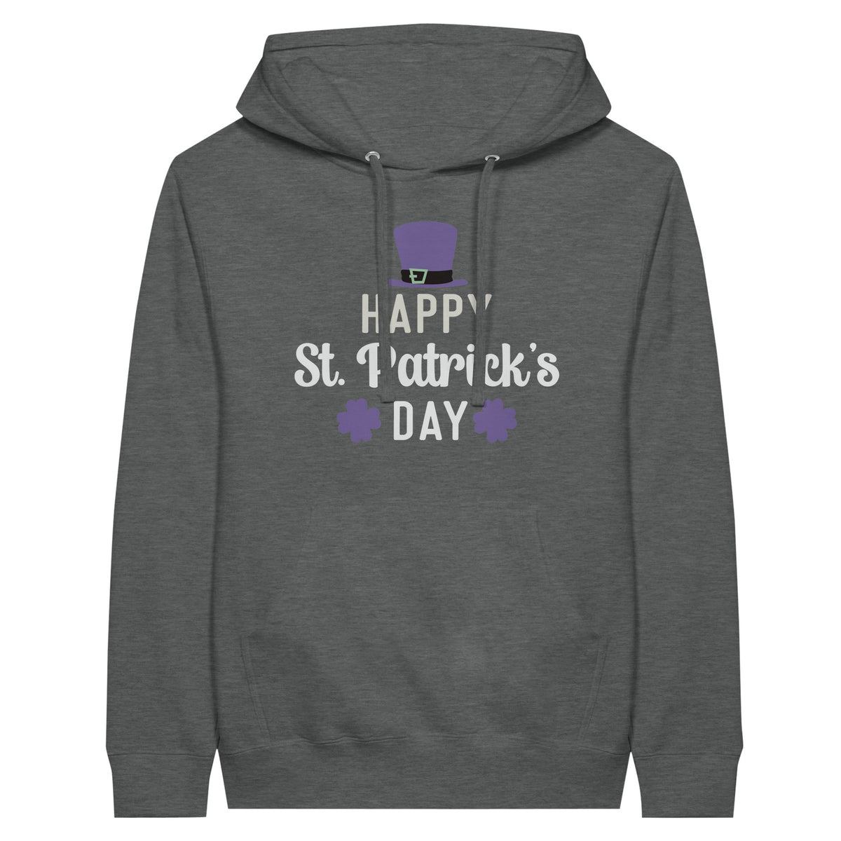 Celebrate in Style - Happy St. Patrick's Day - Premium Unisex Hoodie - Graphite Heather - Unisex Hoodies