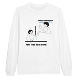 Comfort Fit Long-sleeve Shirt for Office Buddies - White - Long Sleeves T-shirts