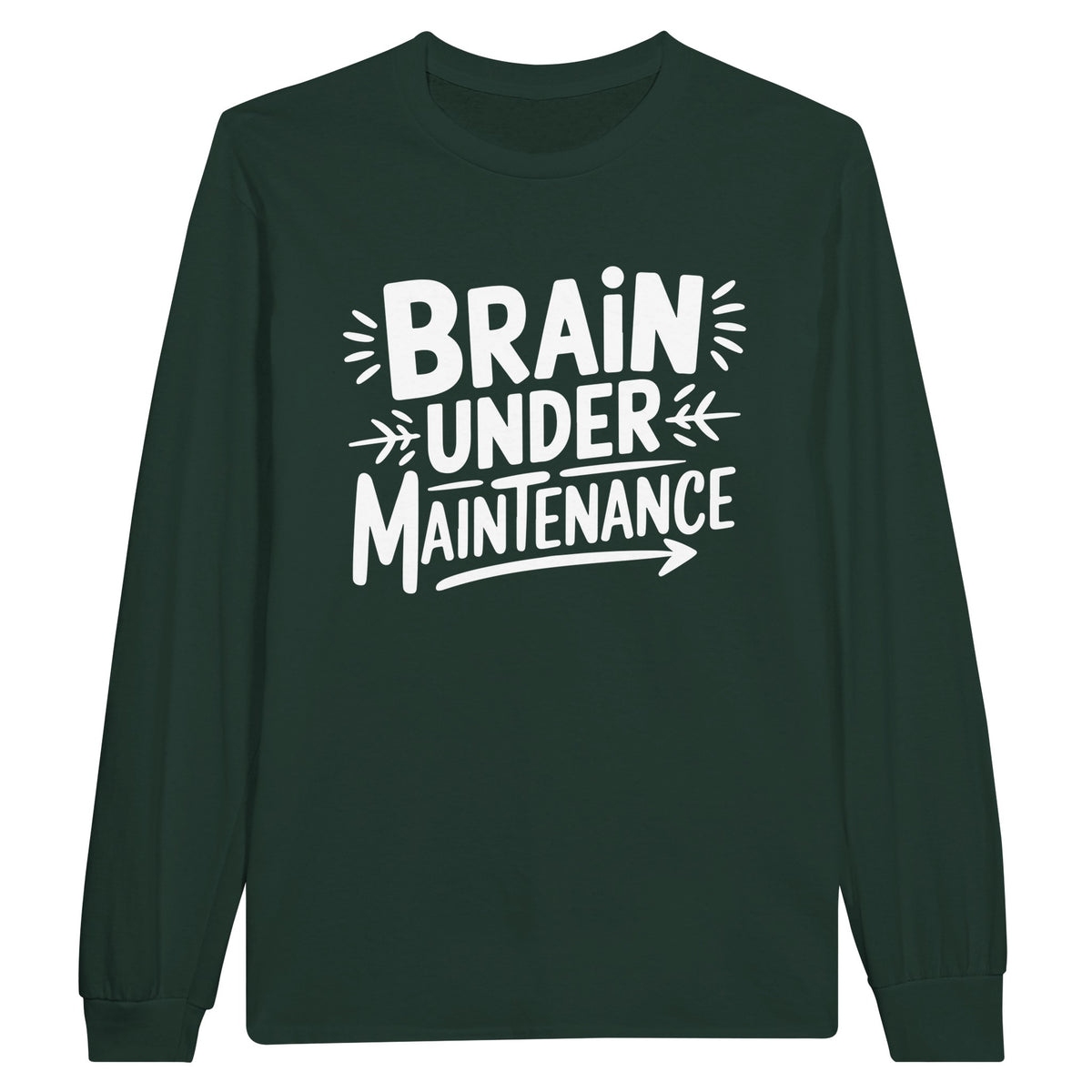 Work Humour Long-sleeve T-shirt for Colleagues - Forest Green - Long Sleeves T-shirts