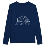 Embrace Adventure - Live Love Camp - Navy - Long Sleeve T-shirts