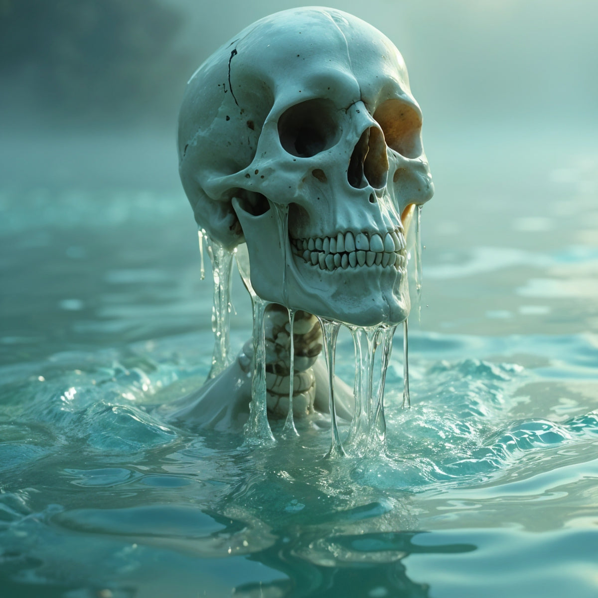 Eerie Waters - Timeless Skulls - 24x36 - Framed Posters